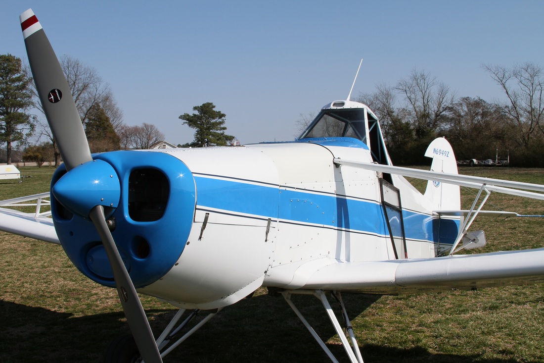 Tidewater Soaring Society gliderport scene.